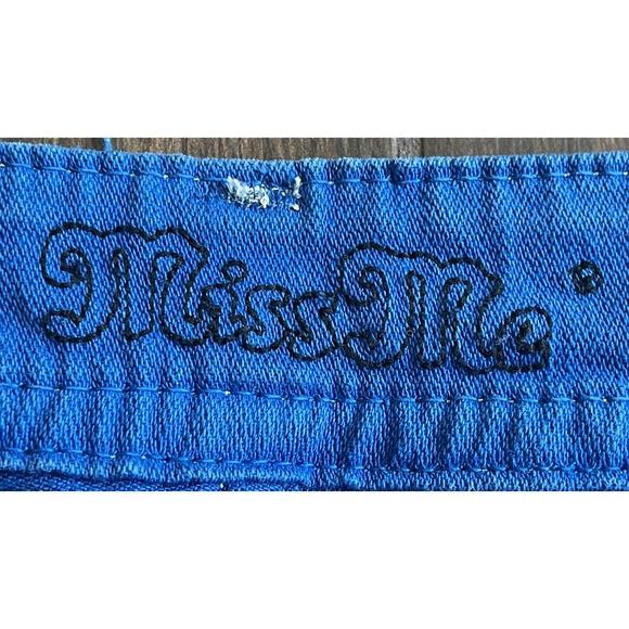 Miss Me Jeans Cuffed Royal Blue Capri Sz 26X21.5 - Picture 7 of 7